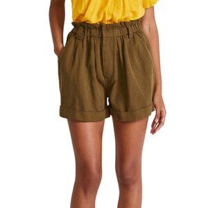 Apiece Apart Son Vida Shorts in Olive - Small